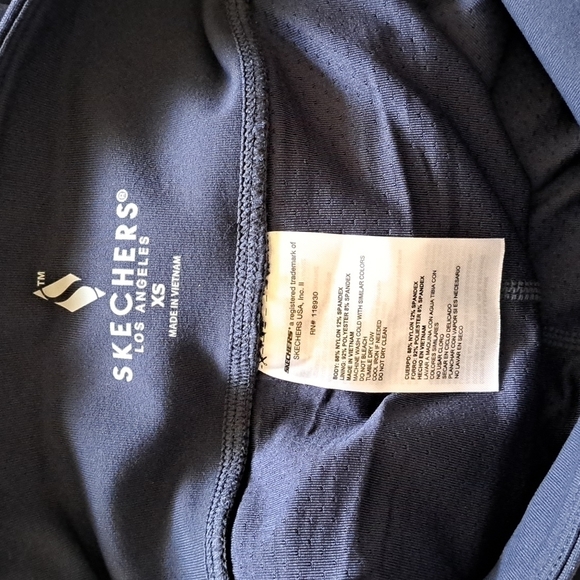 SKECHERS GO WALK Skirt Hi Waist Breathable NAVY with pockets & under sh… - Picture 11 of 11